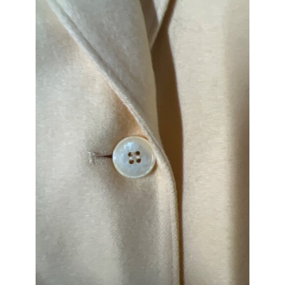 Vintage Warranted to be Pendleton Pastel Yellow Wool Blazer - 100% Virgin Wool J - Picture 6 of 7